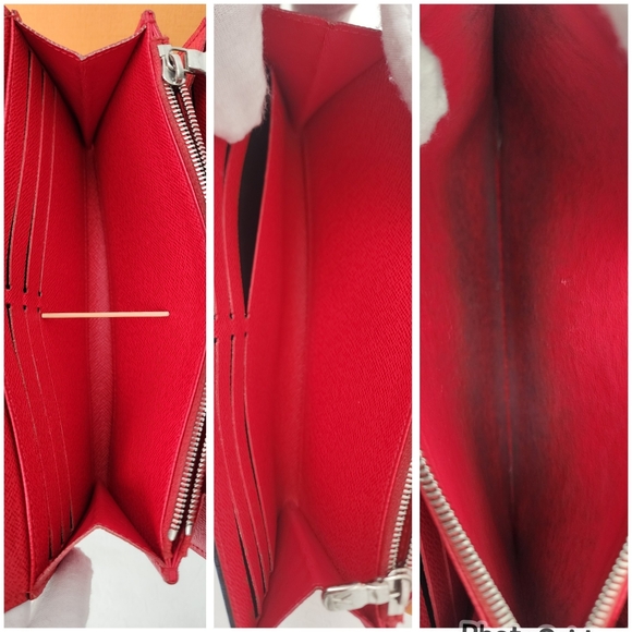 Auth Louis Vuitton Epi Tribal Mask Red/Blue Wallet on Chain - Picture 5 of 9